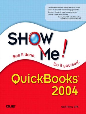 cover image of Show Me QuickBooks 2004
